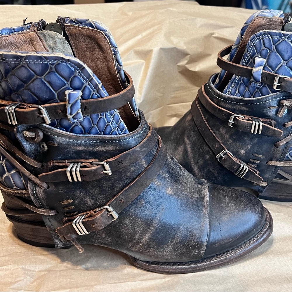 Freebird Crue Leather Booties